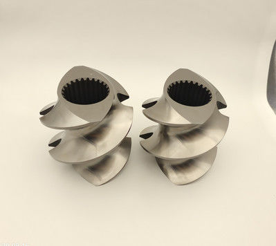 กรณี บริษัท ล่าสุดเกี่ยวกับ อะไหล่ extruder กลมสกรูคู่ที่มีประสิทธิภาพสูง สะสมวัสดุ WR5 นําเข้า