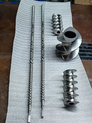 คุณภาพ  Fodder Wenger Extruder Parts Twin Screw Extruder Parts โรงงาน