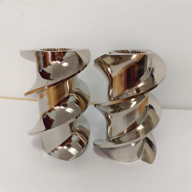 อุปกรณ์ยางยางยาง Block Kneading Block กลมสองสกรู พลาสติก Granulator อุปกรณ์เสริม Meshing Block Block Kneading