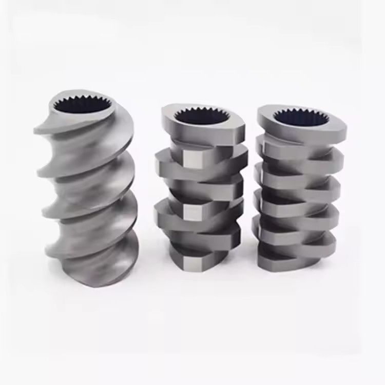 อะไหล่ extruder กลมสกรูคู่ความละเอียดสูงสําหรับเครื่อง extrusion กลมสกรูคู่ที่มีกว้างกลาง 16-350mm และมากกว่า