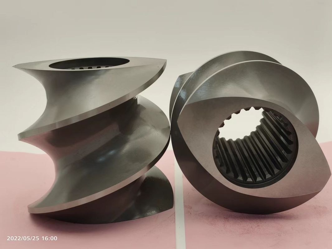 0.05mm Tolerances CTE95 ชิ้นสกรูสําหรับเครื่องบดสกรูคู่ในวัสดุที่กําหนด