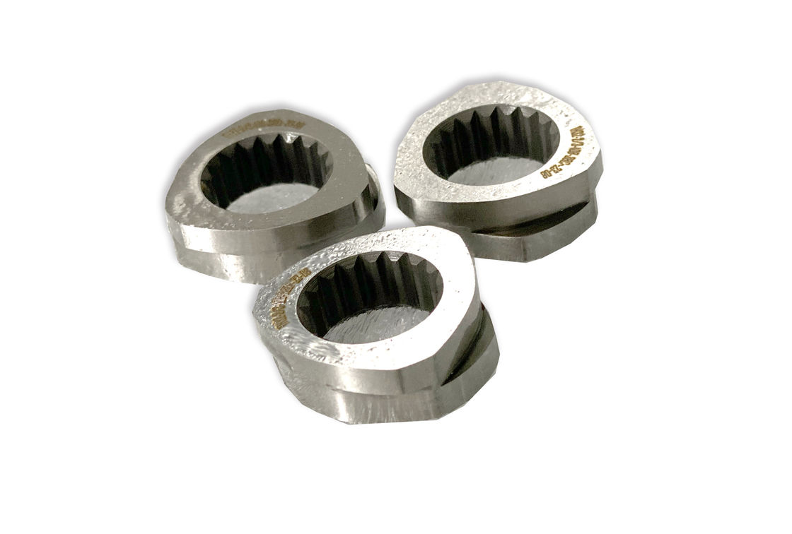 0.05mm Tolerances CTE95 ชิ้นสกรูสําหรับเครื่องบดสกรูคู่ในวัสดุที่กําหนด