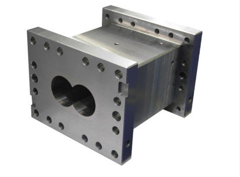 38CrMoAla บาร์เรล extruder double screw สําหรับ extrusion พลาสติก กระจกเสร็จส่วน extruder พลาสติก