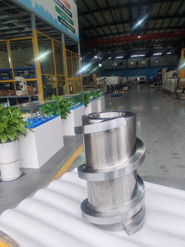 ชิ้นส่วนอะไหล่สำหรับเครื่องอัดรีด PP PE POM PVC PET สำหรับเครื่องจักรพลาสติกแบบหมุนร่วม