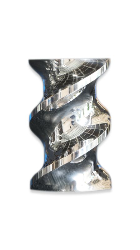 เส้นผ่านศูนย์กลางตรงกลาง 35/52/65/75/85/95 มม. วัสดุที่กำหนดเอง ชิ้นส่วนสกรูและกระบอกสูบสำหรับเครื่องอัดรีด ชิ้นส่วนเครื่องจักร ประเภท CTE