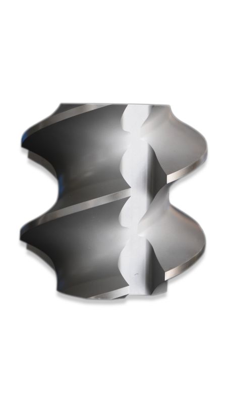 PP PE POM PVC PET ชิ้นส่วนสกรูสำหรับเครื่องจักรพลาสติกสกรูคู่แบบหมุนร่วม