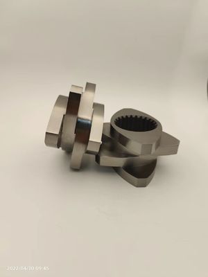 600 rpm ส่วนส่วนของเครื่องบดสกรูคู่ที่กําหนดเอง เครื่องบดพลาสติกกล่อง
