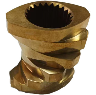 30° 45° 60° 90° มุมสกรูสกรูคู่ชิ้นส่วน extruder สําหรับ master batch