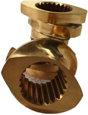 30° 45° 60° 90° มุมสกรูสกรูคู่ชิ้นส่วน extruder สําหรับ master batch