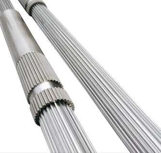 วัสดุ WR15E รวมสายภายใน Twin Screw Extruder Shaft PVC Screw Shaft