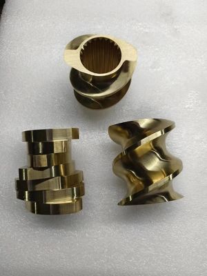 ธาตุโซนละลายความแม่นยําสูง OEM อะไหล่ extruder กลมคู่