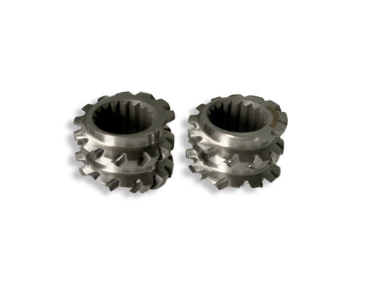 แผ่นพัดทราย / การเคลือบชิ้นส่วน extruder กลมสอง HRC58-62 ความแข็งแรงสําหรับอายุการใช้งานยาวนาน