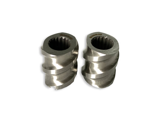 เครื่องพลาสติก 58mm Twin Screw Extruder สี่เหลี่ยม Spline Extruder สกรูองค์ประกอบกับ M 1