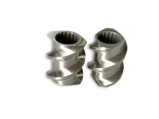 เครื่องพลาสติก 58mm Twin Screw Extruder สี่เหลี่ยม Spline Extruder สกรูองค์ประกอบกับ M 1