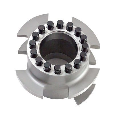 Andritz EX1021 อะเลเม้นท์สกรูสําหรับเครื่องปูอาหารสัตว์เลี้ยง ขนาดและสีโลหะที่กําหนดเอง