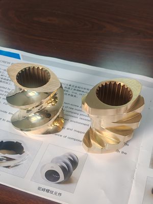 OEM การออกแบบองค์ประกอบสกรูพิเศษสําหรับ JSW Twin Screw Extruder