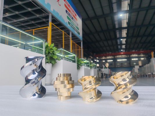 OEM การออกแบบองค์ประกอบสกรูพิเศษสําหรับ JSW Twin Screw Extruder