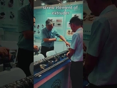 วัสดุชิ้นส่วนเครื่องอัดรีดแบบสกรูคู่ที่ทนทาน เหล็กกล้าเครื่องมือ องค์ประกอบ บาร์เรล และเพลา