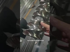 ชิ้นส่วนอะไหล่สำหรับเครื่องอัดรีด PP PE POM PVC PET สำหรับเครื่องจักรพลาสติกแบบหมุนร่วม