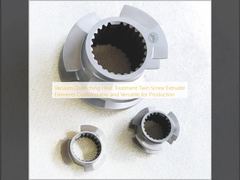 การอบชุบแข็งแบบสุญญากาศ องค์ประกอบเครื่องอัดรีดสกรูคู่ ปรับแต่งได้และใช้งานได้หลากหลายสำหรับการผลิต