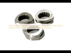 ระบบเครื่องมือผ่าตัดแบบสั่งทำพิเศษสำหรับการดูดจมูก, ตัด, โกนหนวด, เจาะ, พร้อมสกรูวัสดุเหล็กอัลลอย